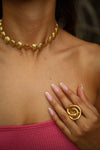 Shy Swirl Ring